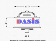 Термостат AKS DASIS 750924N