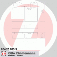 Комплект тормозных колодок ZIMMERMANN 20482.185.9