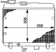 Теплообменник HELLA 8MK 376 706-301
