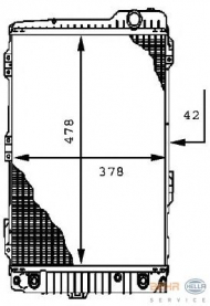 Теплообменник HELLA 8MK 376 711-581