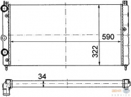 Теплообменник HELLA 8MK 376 714-591