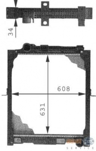 Теплообменник HELLA 8MK 376 721-281