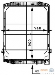 Теплообменник HELLA 8MK 376 721-581