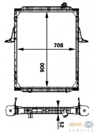 Теплообменник HELLA 8MK 376 722-061