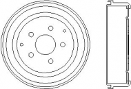 Тормозный барабан HELLA 8DT 355 301-641