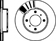 Тормозной диск HELLA 8DD 355 105-771