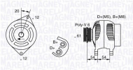 Генератор MAGNETI MARELLI 063321826010