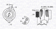 Генератор MAGNETI MARELLI 063321810010