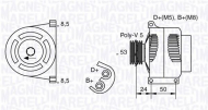 Генератор MAGNETI MARELLI 063377013010