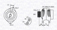Генератор MAGNETI MARELLI 063321328010