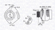 Генератор MAGNETI MARELLI 063321604010
