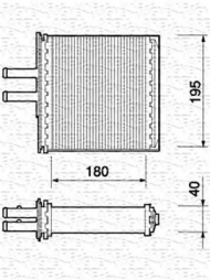 Теплообменник MAGNETI MARELLI 350218160000
