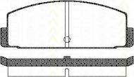 Комплект тормозных колодок TRISCAN 8110 42908