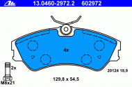 Комплект тормозных колодок ATE 13.0460-2972.2