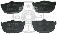 Комплект тормозных колодок OPTIMAL 9603