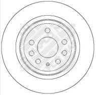 Тормозной диск MAPCO 25710