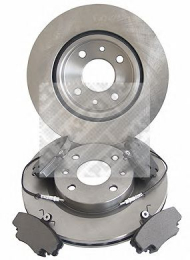 Комплект тормозов MAPCO 47159