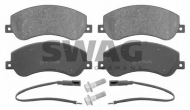 Комплект тормозных колодок SWAG 50 91 6637
