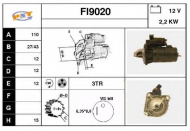 Стартер SNRA FI9020