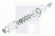 Ступица колеса PE Automotive 2311-01497-0415-01