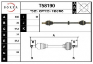 Вал EAI T58190