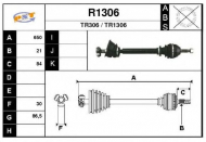 Вал SNRA R1306