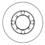 Тормозной диск BENDIX 561815B