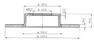 Тормозной диск QH Benelux BDC3276