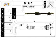 Вал SNRA N1116