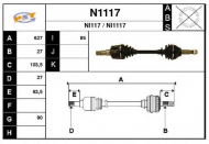 Вал SNRA N1117