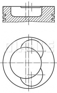 Поршень PERFECT CIRCLE 56 12418 0
