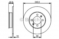Тормозной диск BOSCH 0 986 479 478