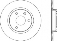 Тормозной диск OPEN PARTS BDA1111.10
