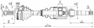 Вал OPEN PARTS DRS6312.00