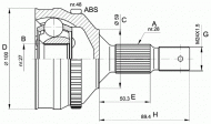 Шарнирный комплект OPEN PARTS CVJ5180.10