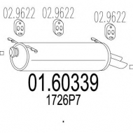 Амортизатор MTS 01.60339