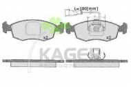 Комплект тормозных колодок KAGER 35-0143