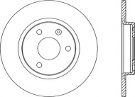 Тормозной диск OPEN PARTS BDR1111.10