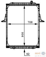 Теплообменник HELLA 8MK 376 721-641