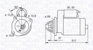 Стартер MAGNETI MARELLI 063522310100