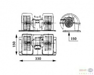 вентилятор BEHR HELLA SERVICE 8EW 009 157-481