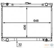 Теплообменник BEHR HELLA SERVICE 8MK 376 707-631