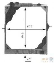 Теплообменник BEHR HELLA SERVICE 8MK 376 709-421