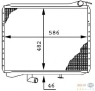 Теплообменник BEHR HELLA SERVICE 8MK 376 710-001