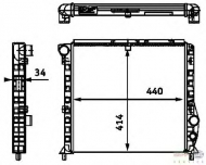 Теплообменник BEHR HELLA SERVICE 8MK 376 713-561