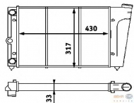 Теплообменник BEHR HELLA SERVICE 8MK 376 715-151
