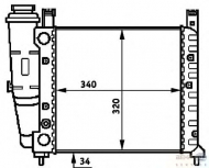 Теплообменник BEHR HELLA SERVICE 8MK 376 716-711