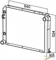 Теплообменник BEHR HELLA SERVICE 8MK 376 765-421