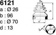 Комплект пыльника DEPA 6121