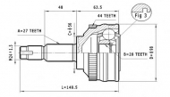 Шарнирный комплект STATIM C.157